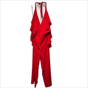 Romeo & Juliet Couture Red Jumpsuit NWT